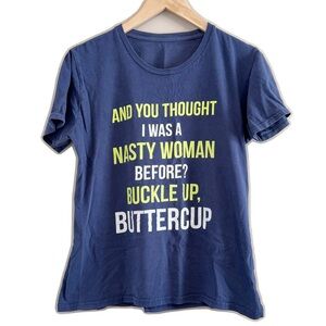Nasty Woman Top 3 for 15 SALE CLEARANCE Navy Blue Medium